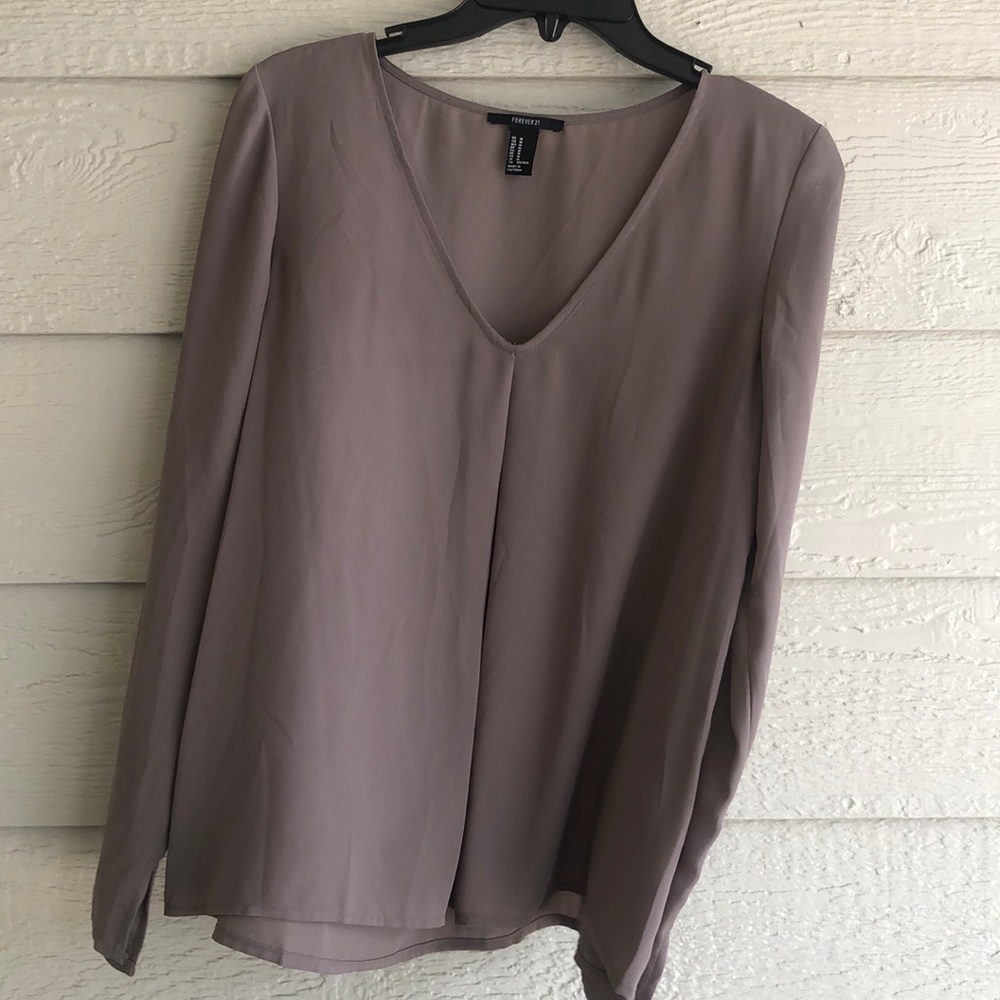 Dark beige top